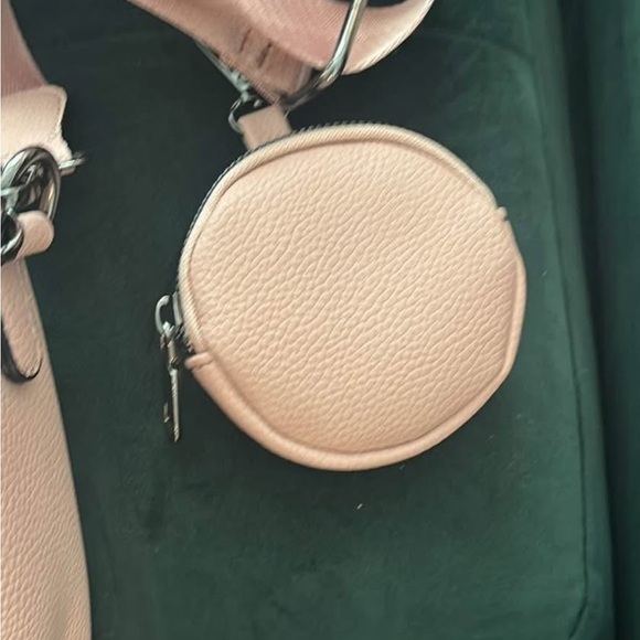 Pink Crossbody Bag with Chain Strap - Picture 2 of 10